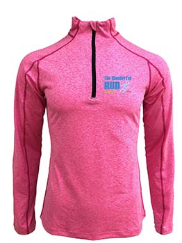 TWR3156 Heather moisture wicking quarter zip