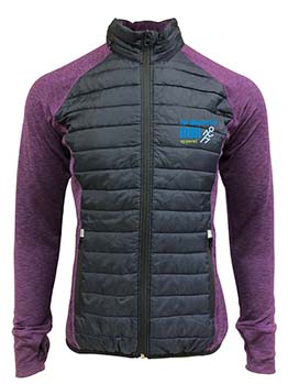 TWR10620 Heather sleeve puffy jacket