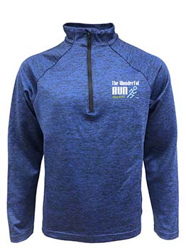 TWR10650 Heather quarter zip