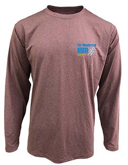 TWR10330 Heather Moisture wicking long sleeve shirt