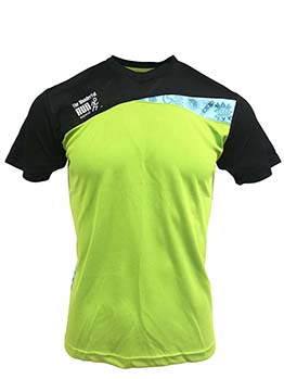 TWR10120 mesh mositure wicking short sleeve shirt with sublimation panel