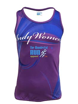 TWR10070 Full sublimation moisture wicking singlet