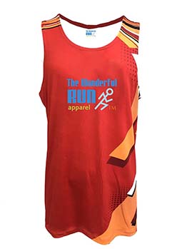 TWR10100 Full sublimation moisture wicking singlet